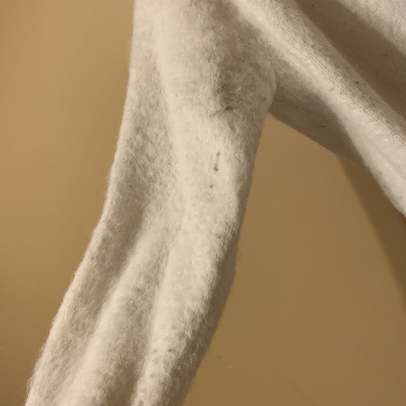 White Button front Cardigan - Picture 3 of 3